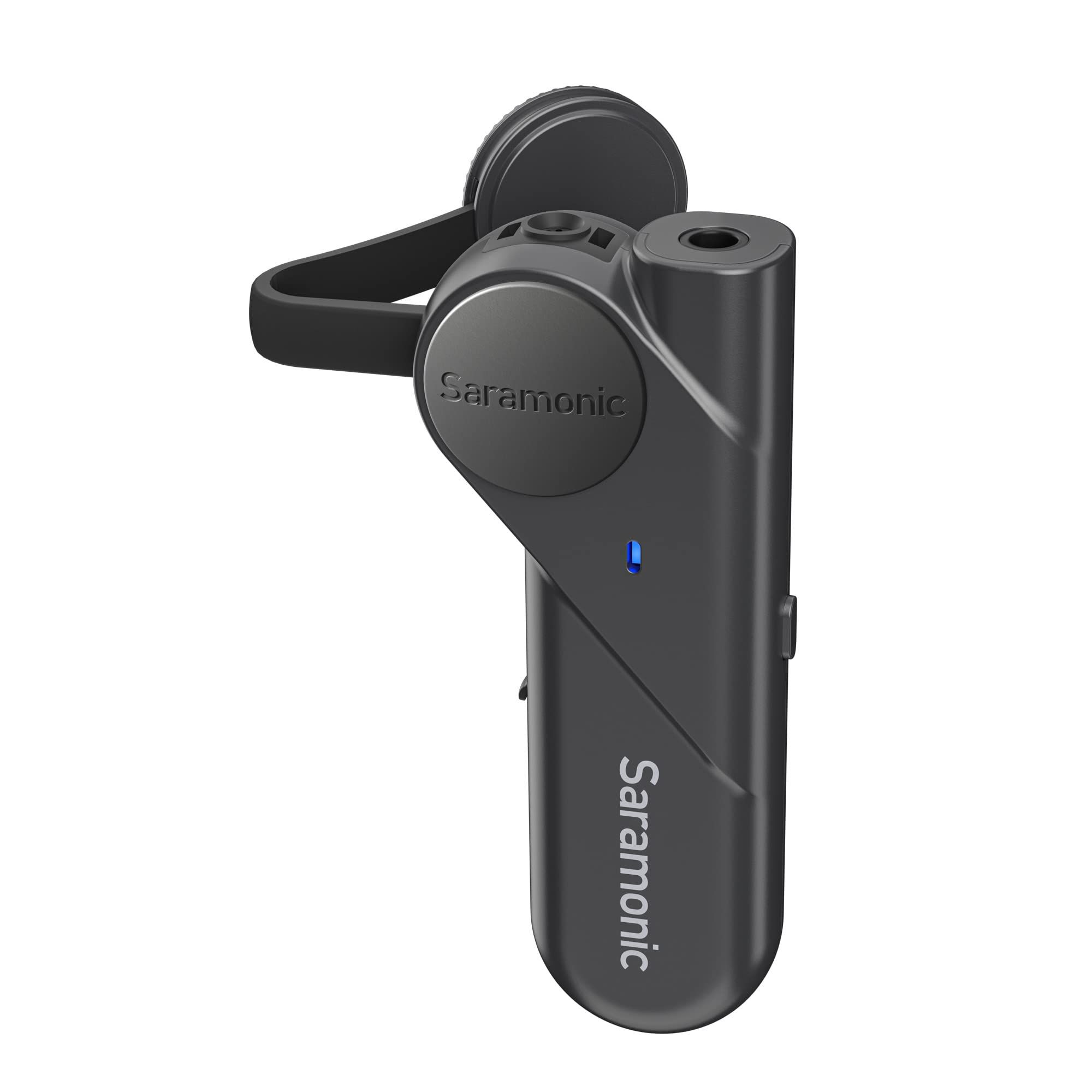 Saramonic BTW Wireless Bluetooth Clip-On Microphone with 3.5mm Headphone Jack & Noise Cancelling - Compatible with Computer, Smartphone, Tablet, Laptop - Perfect for Podcasting, Streaming, Video Conferencing & Online Meetings (Black)