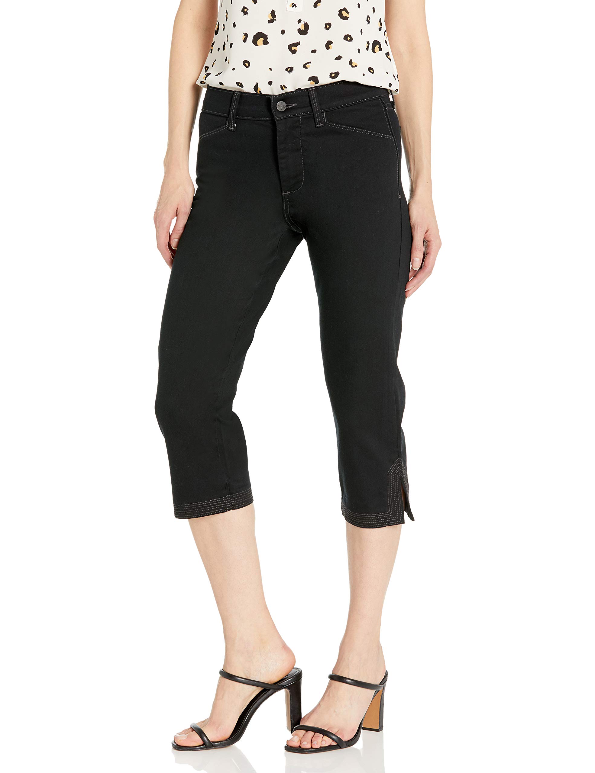 NYDJ Women's Ariel Crop Jeans - High Waist Slim Fit Stretch Denim Pants for Casual Wear & Everyday Comfort