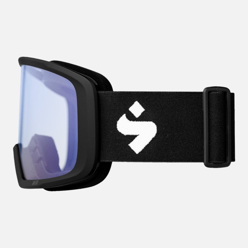 Firewall MTB Goggles Matte Black Frame with Clear Lens - Durable Mountain Bike Goggles for Trail Riding & Downhill Cycling
