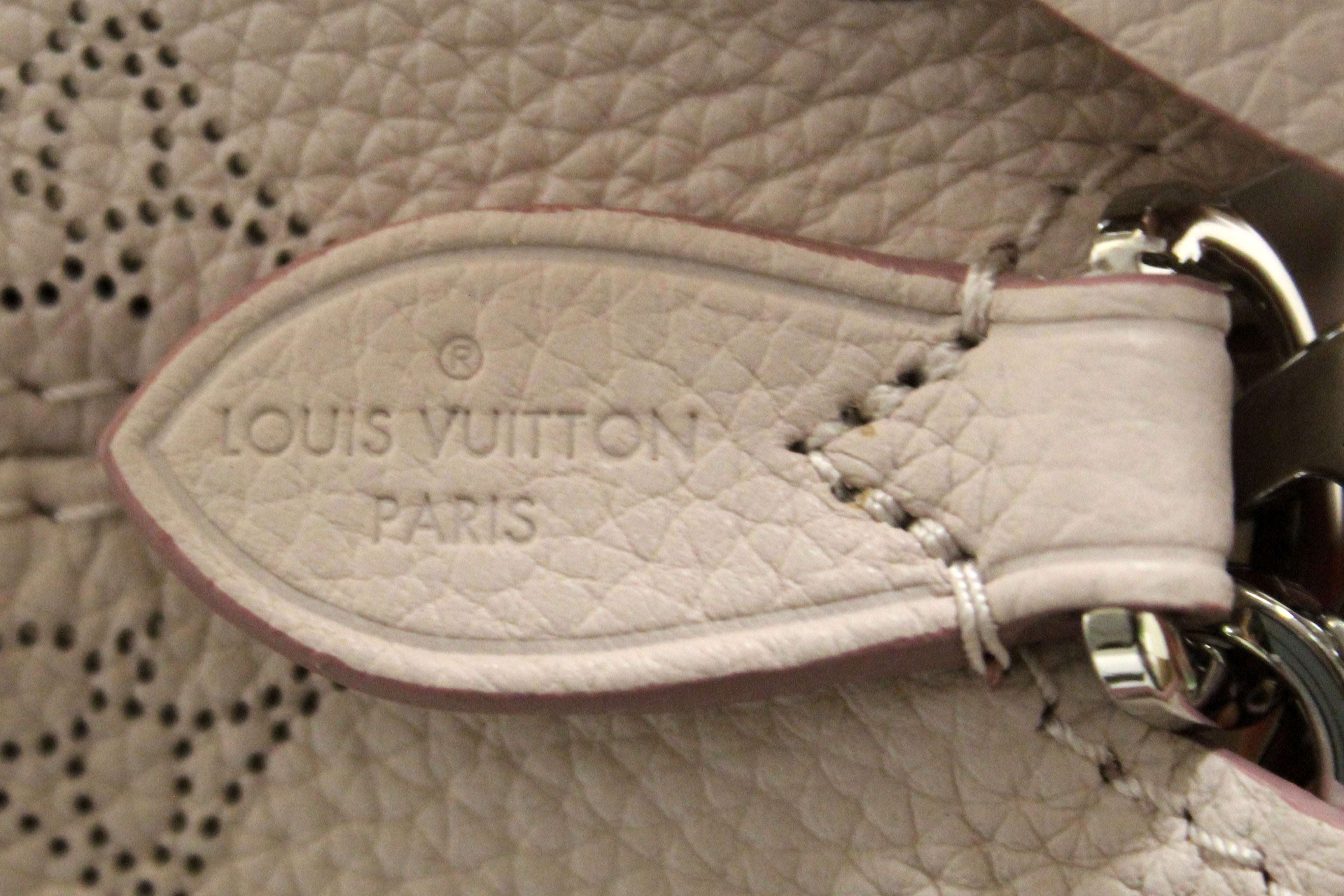 Authentic Louis Vuitton Pink & White Ombre Monogram Mahina Leather Bella Tote Bag - Luxury Designer Handbag for Women, Perfect for Work, Travel & Everyday Use
