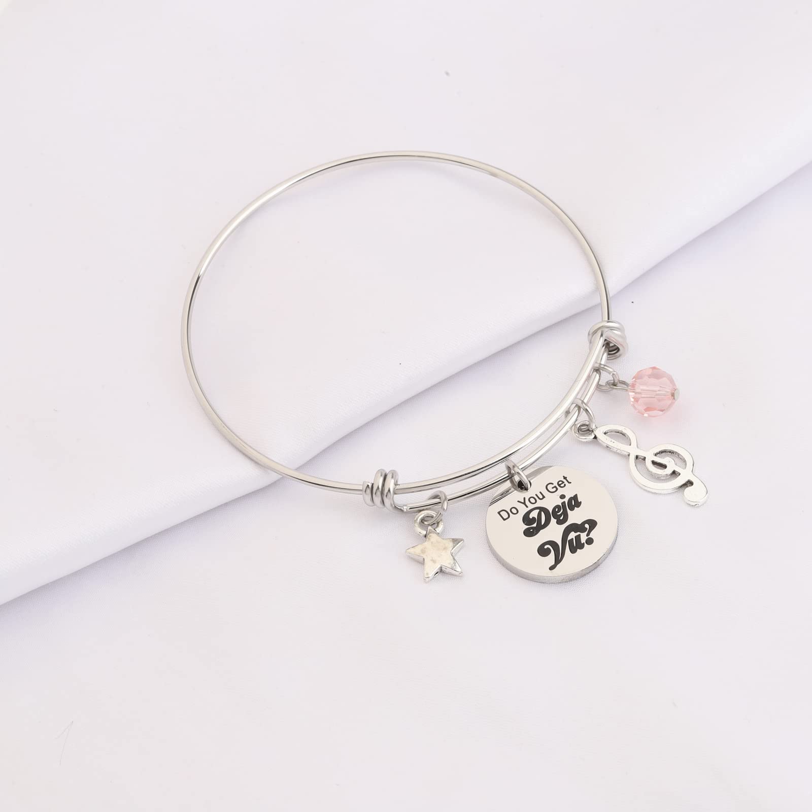 KEYCHIN Music Album Bracelet - Singer Fan Gift with Lyrics Jewelry - Perfect for Concerts, Music Festivals & Fan Meetups