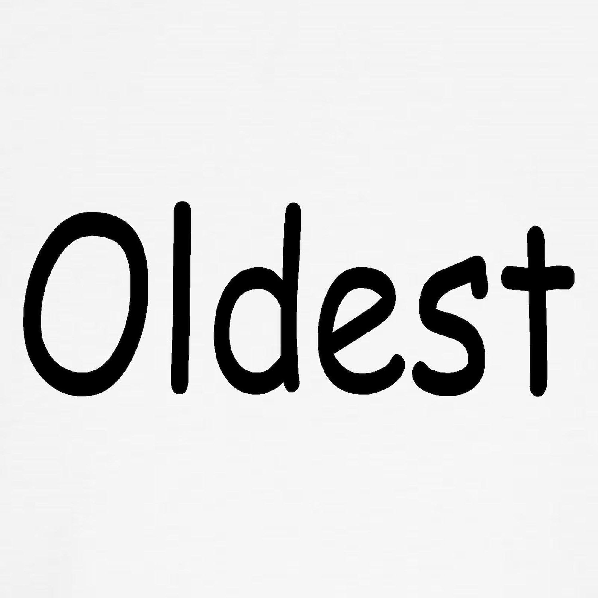 Funny Oldest Dog T-Shirt - Pet Clothing & Costume for Dogs - Perfect for Birthdays, Parties & Pet Lovers