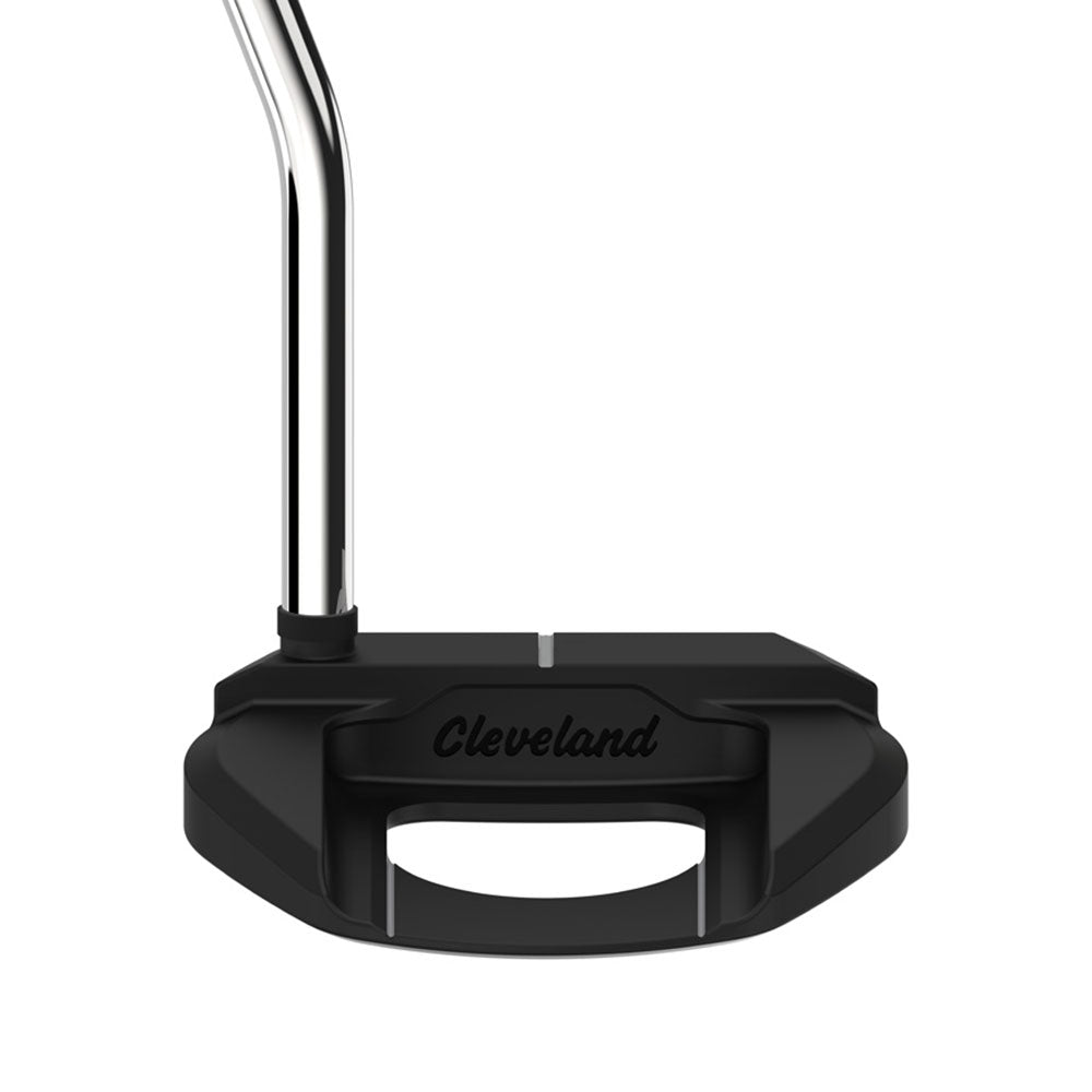 Cleveland Huntington Beach Soft 2 Black Oversize Left Handed Putter for Men - Perfect for Golfers Seeking Forgiveness & Distance Control on the Greens