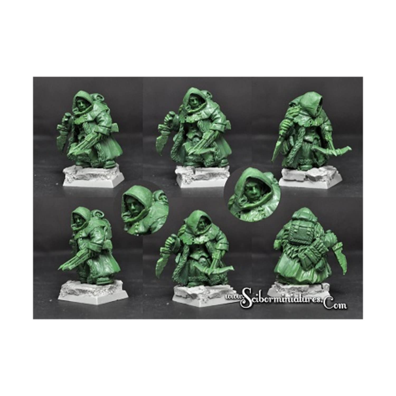 Ice Stronghold Dwarf Female #8 Miniature Figure - Premium Tabletop RPG & Wargaming Collectible for Dungeons & Dragons, Pathfinder, and Warhammer Fantasy Battles