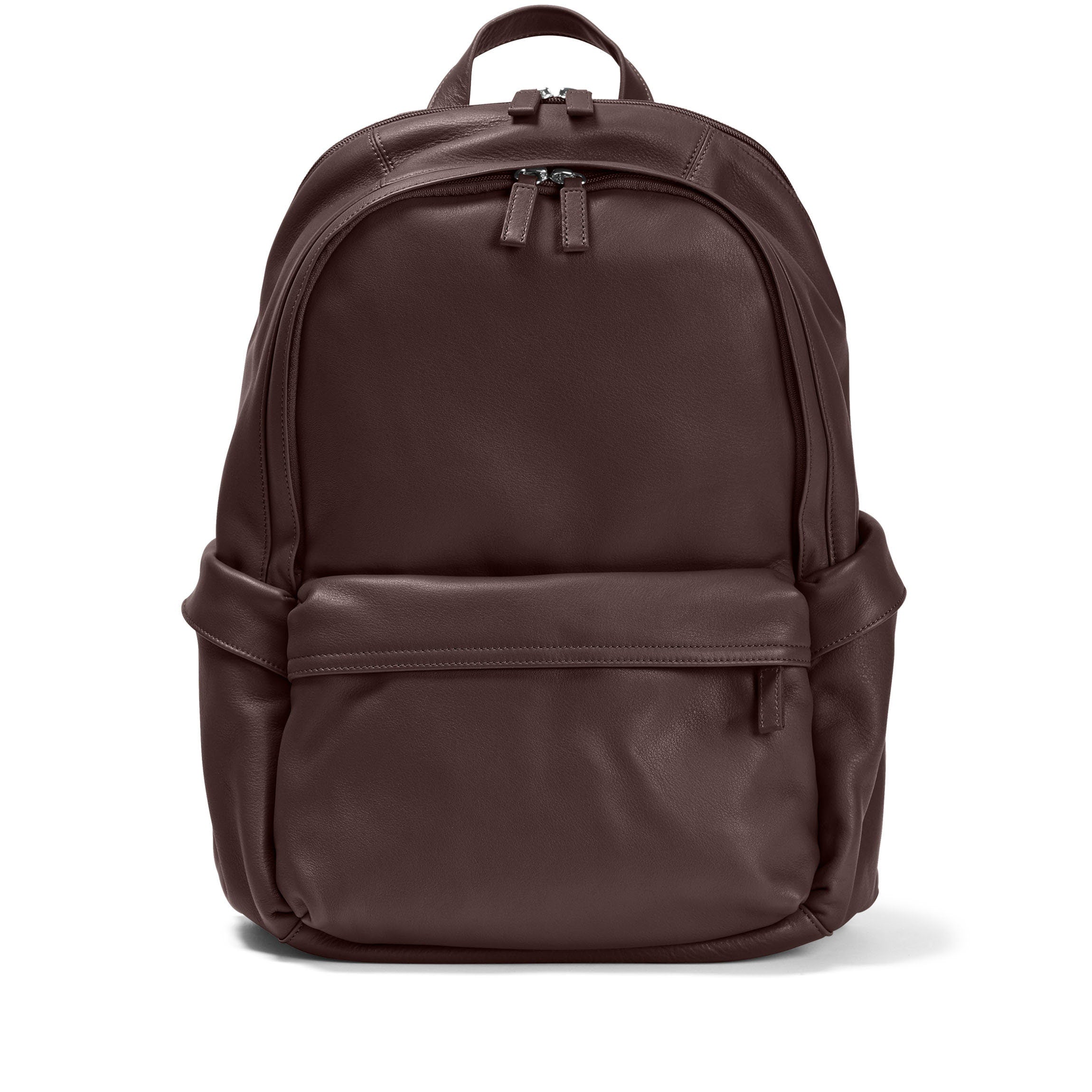 Parker Brown Leather Backpack for Men & Women - Durable Travel Laptop Bag for Work, School & Outdoor Adventures