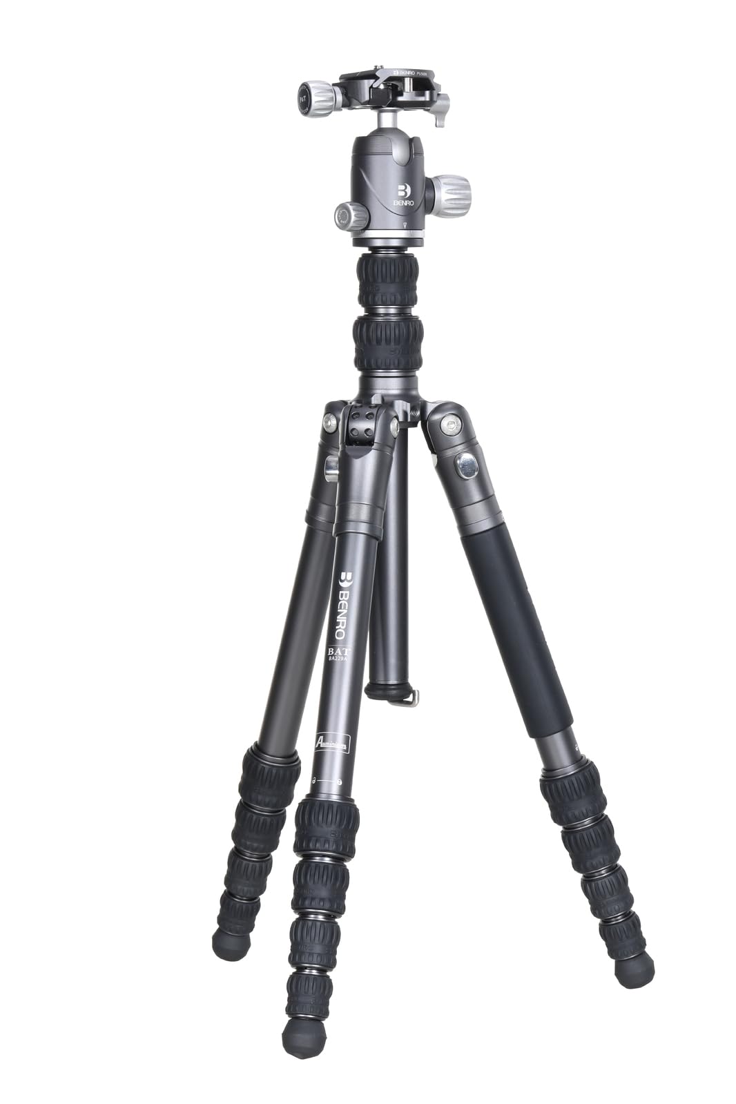 Benro BAT Series FBAT05A Aluminum Tripod with VX20 5-Section Ball Head - Professional Camera Tripod for DSLR, Mirrorless, Video & Photography - Perfect for Travel, Hiking, Vlogging & Outdoor Shooting