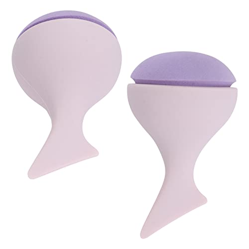 FRCOLOR 2-Pack Mermaid Makeup Sponges - Liquid Foundation Blender & Face Powder Puff for Women - Soft Beauty Sponge for Flawless Makeup Application (Perfect for Daily Use, Travel & Professional Makeup Kits)