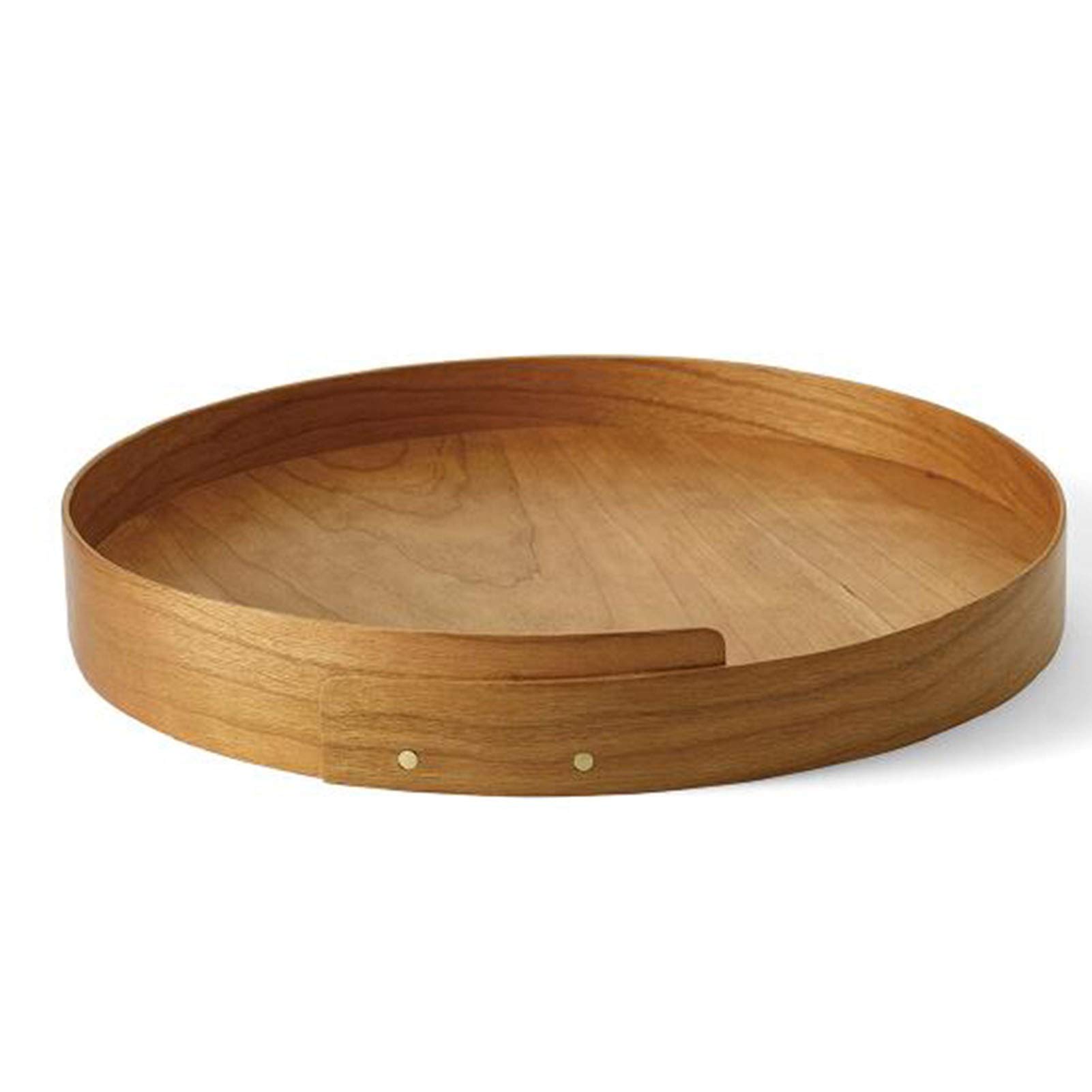 Round Wooden Pallet Shelves - Handmade Storage for Food, Cups, Wine Glasses, Coffee Mugs & Snacks - 3 Colors (Light Brown, 22x22x3.4cm) - Perfect for Kitchen, Pantry, Bar & Home Decor Organization