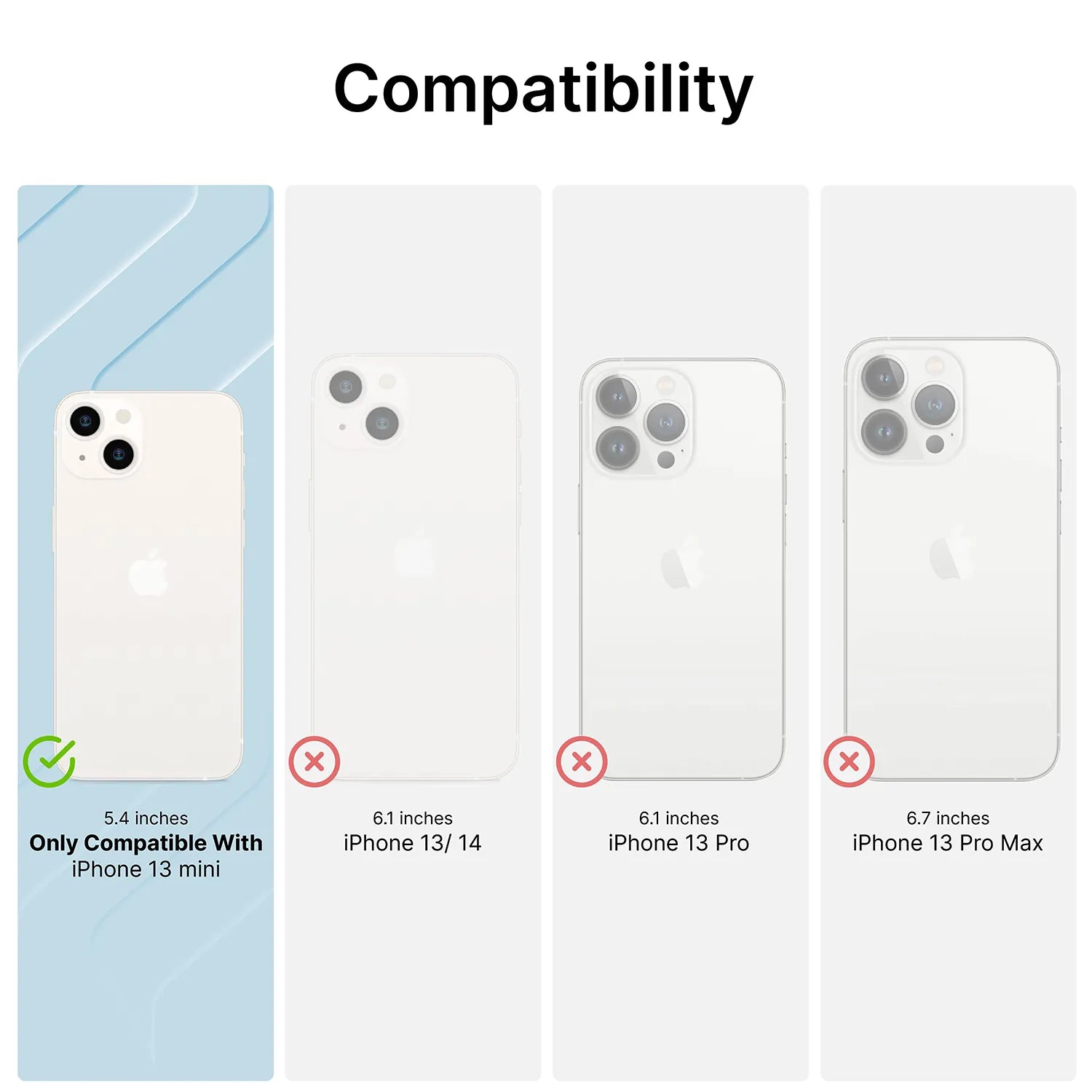 iPhone 13 Mini Vibe Case - MagSafe Compatible Protective Cover | Slim Fit, Shockproof & Wireless Charging Friendly | Perfect for Work, Travel & Everyday Use