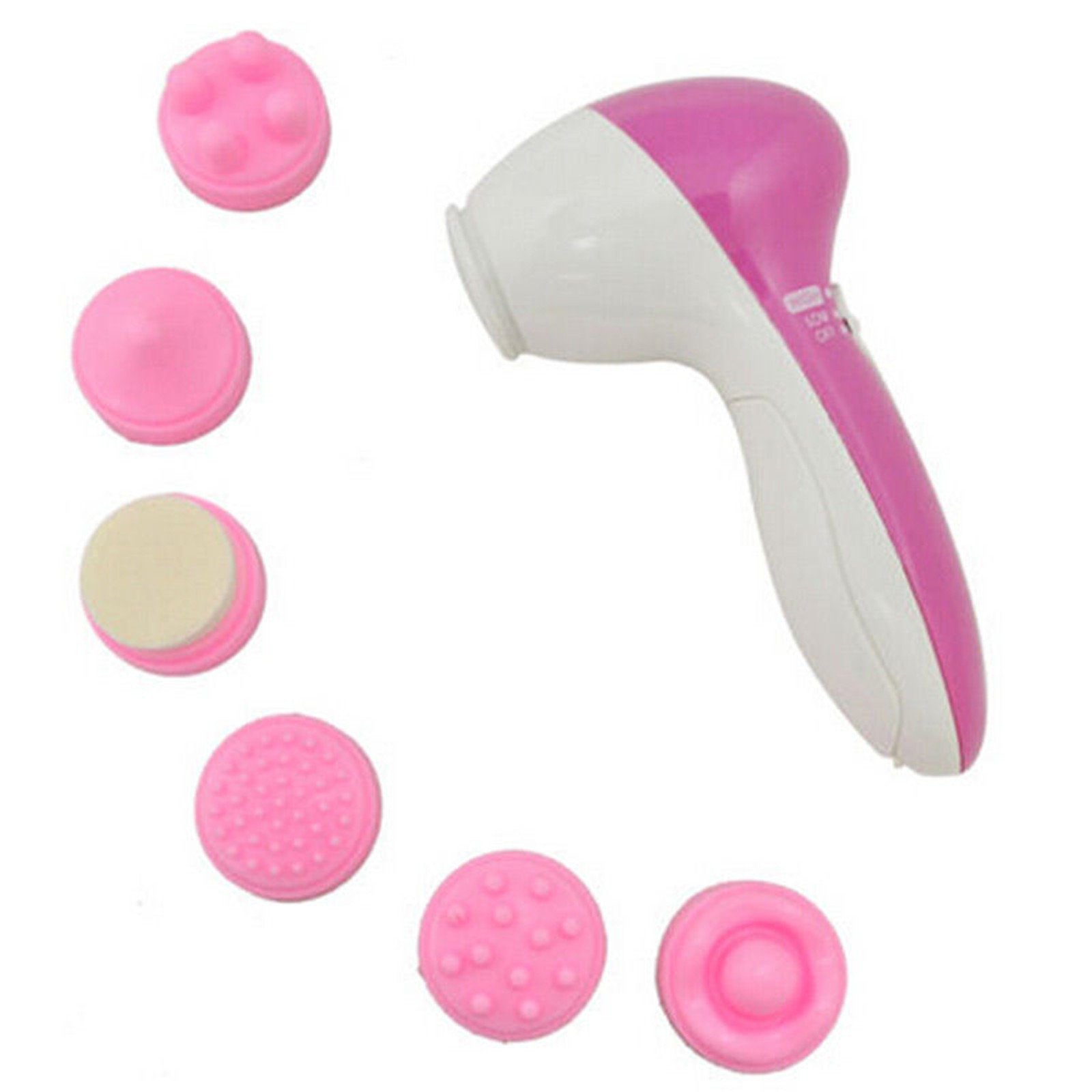 6-in-1 Facial Beauty Device - Cleansing & Massage Tool for Skin Care | At-Home Spa Treatment & Skincare Routine
