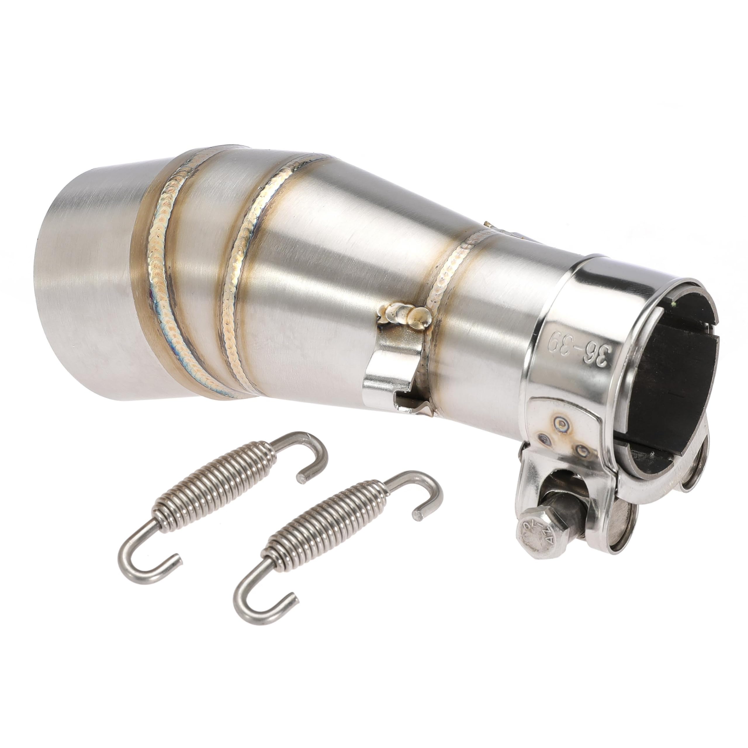Kawasaki Ninja 250 300 Z250 Z300 Motorcycle Exhaust Mid Pipe Muffler (2008-2017) - High Performance Replacement Part for Enhanced Sound & Power - Perfect for Street Riding & Racing Upgrades