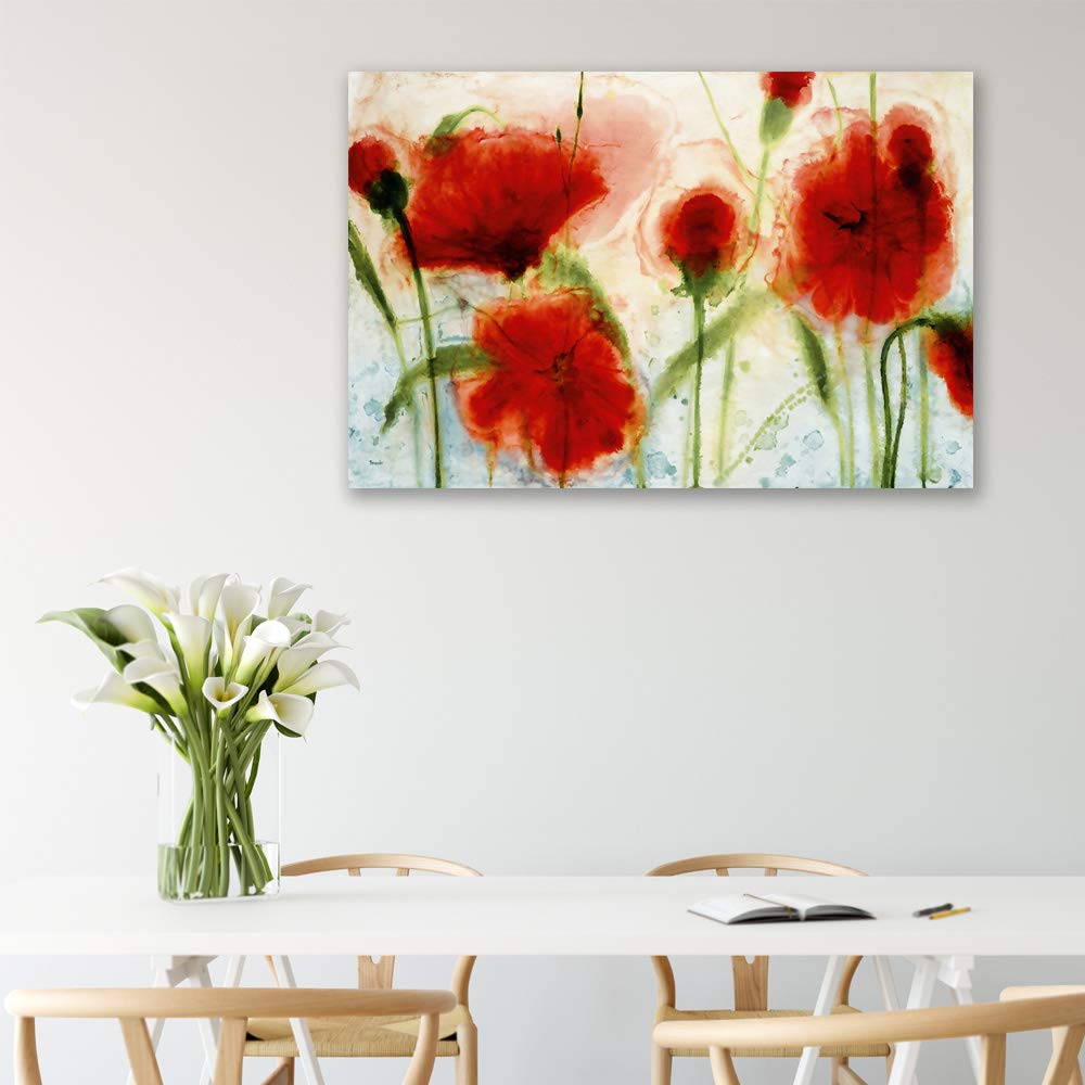 Wall26 Canvas Wall Art - Stunning Flower Giclee Painting for Bedroom, Living Room, Home Decoration - 32x48 Inches - Perfect for Modern, Farmhouse, or Boho Interior Design
