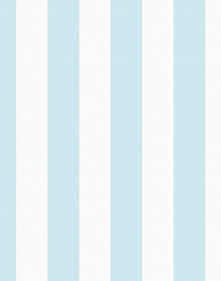 Wallshoppe 'Candy Stripe' Wallpaper - Sky Blue Pattern Peel & Stick Removable Wallpaper for Bedroom, Nursery, Living Room Decor