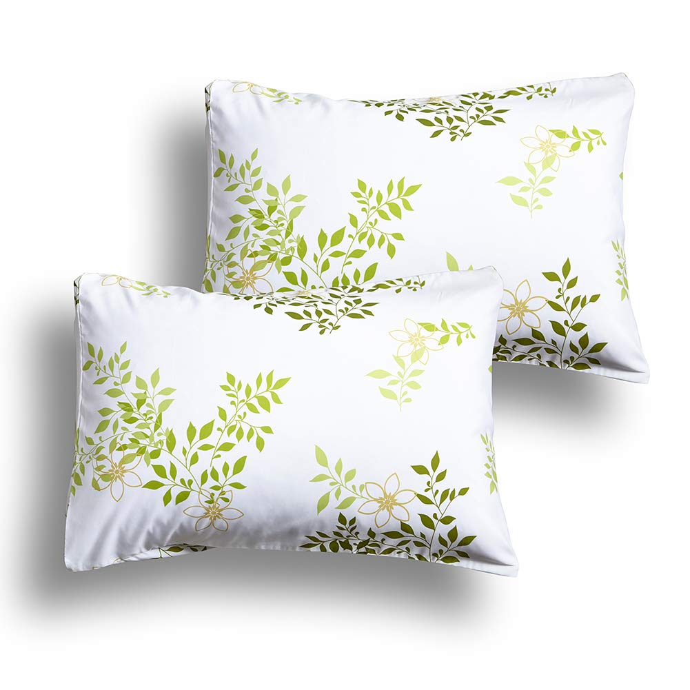 TOPCHANCES Botanical Floral Printed Comforter Set - 100% Soft Microfiber Bedding Set (Queen Size, Flower Pattern) for Cozy Bedroom Decor & Guest Room Essentials