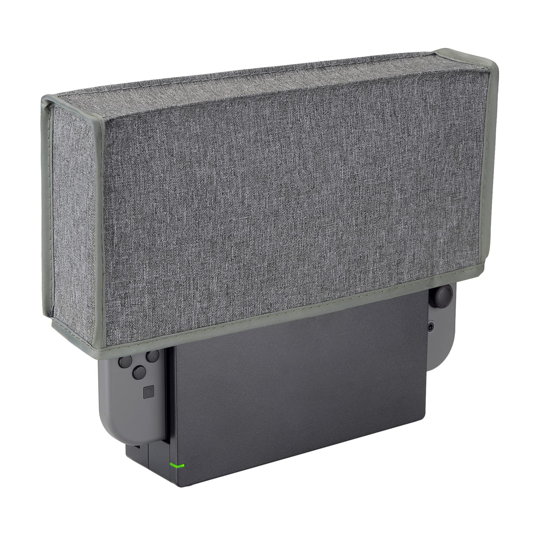 PlayVital Protective Cover for Nintendo Switch OLED - Anti-Scratch, Waterproof Dock Sleeve Case (Gray) | Perfect for Travel, Storage & Gaming Protection