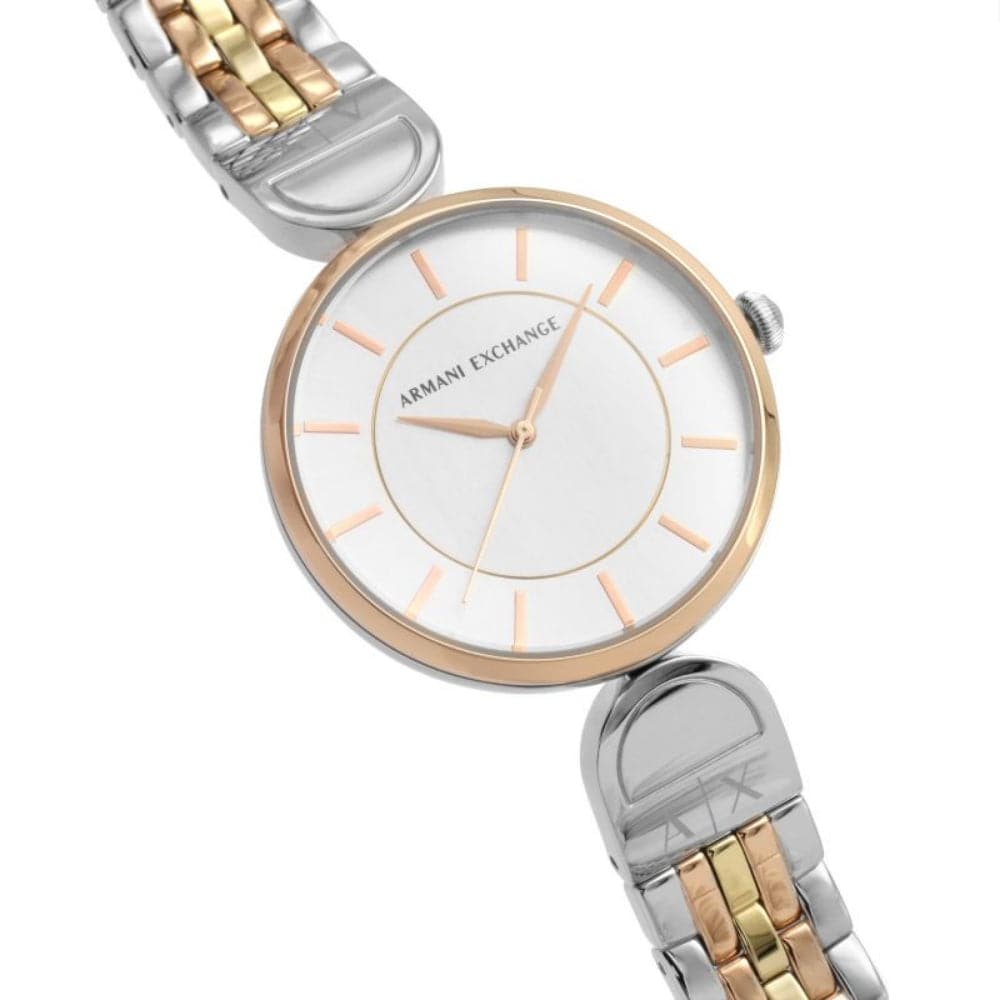 ARMANI EXCHANGE AX5381 Stainless Steel Women's Watch - Elegant Fashion Timepiece for Everyday Wear & Special Occasions