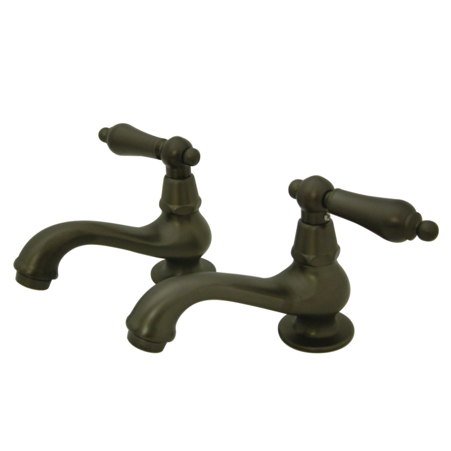 Kingston Brass KS1105AL Heritage Basin Faucet - Oil Rubbed Bronze Finish - Vintage Bathroom Sink Faucet for Traditional & Farmhouse Style Decor
