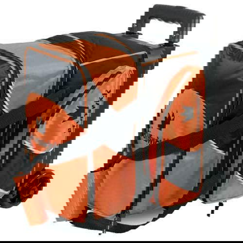 Brunswick Edge Single Roller Orange Bowling Bag - Premium Bowling Equipment for Men & Women - Perfect for League Play, Tournaments & Practice Sessions
