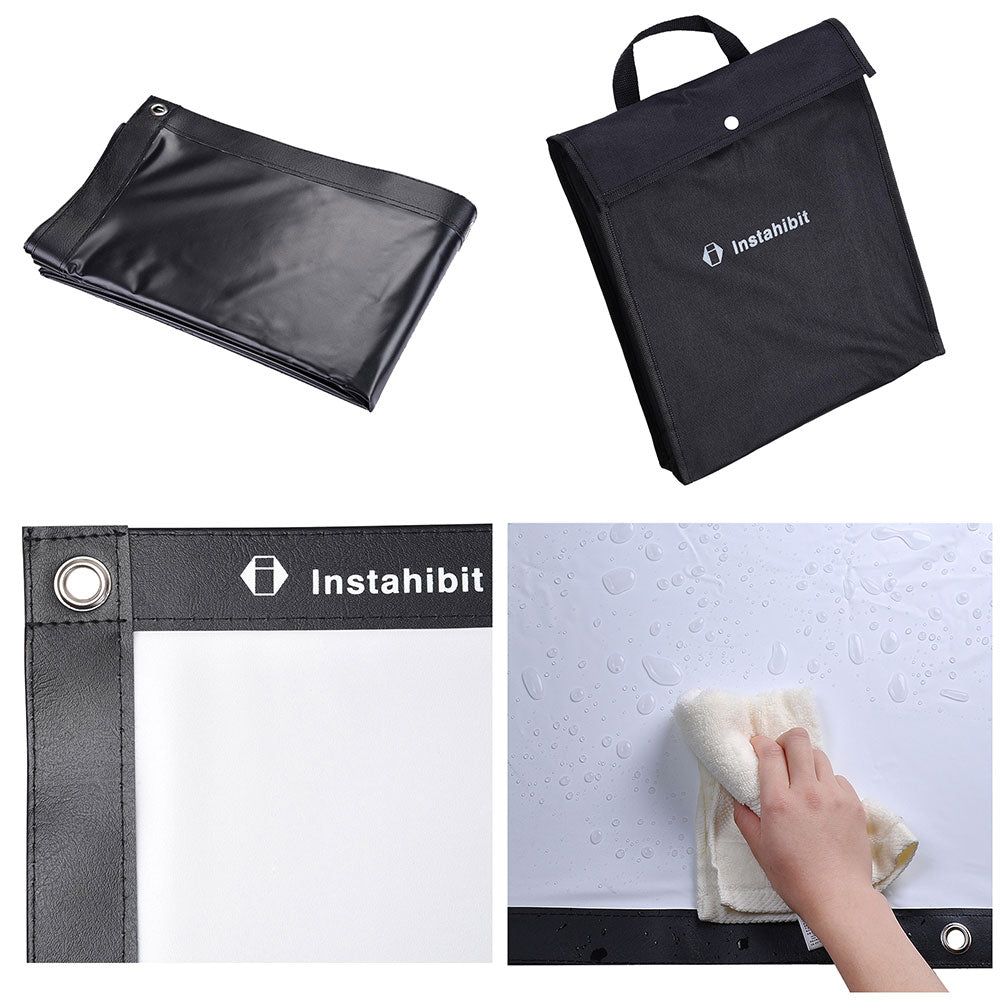 Premium 150-Inch Leather Front Projector Screen Material for Home Theater & Outdoor Movie Nights - Durable, High-Quality Projection Surface