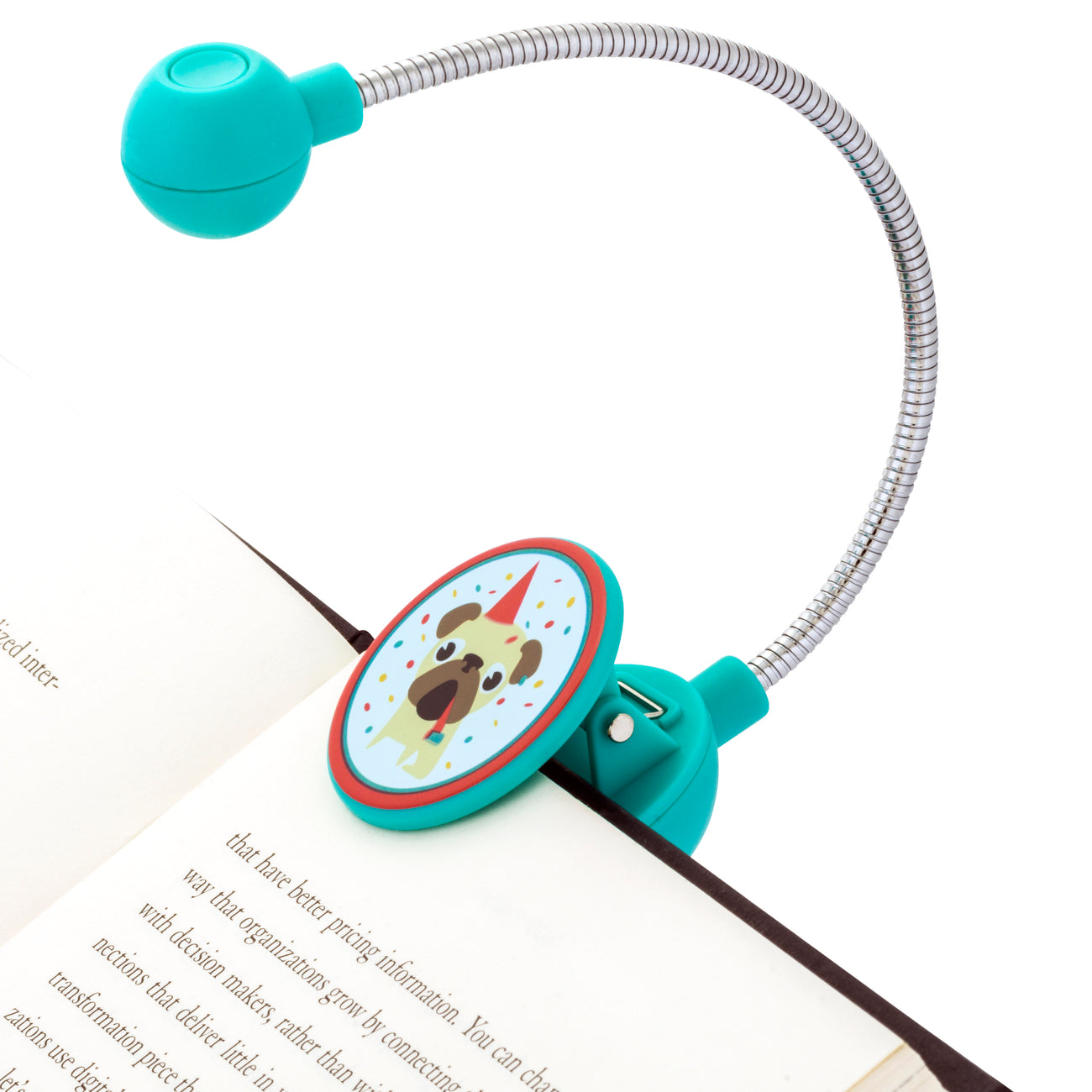 USB Rechargeable Clip-On Book Light for Reading in Bed - Perfect for Nighttime Reading, Travel, and Studying
