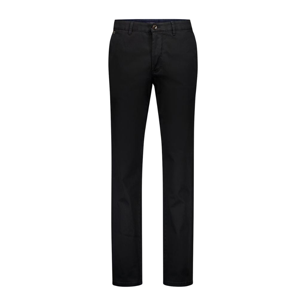GARDEUR Benito Modern Chino Pants for Men - Slim Fit Stretch Dress Pants, Black - Perfect for Office, Business Casual & Formal Occasions