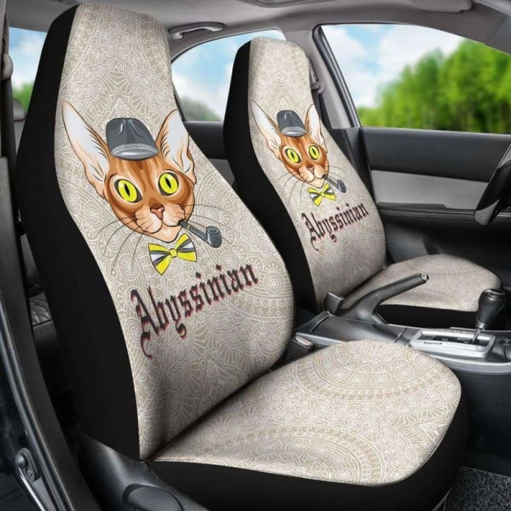 Premium Abyssinian Car Seat Covers - Universal Fit for Most Vehicles (9-112428) - Protect & Upgrade Your Car Interior for Daily Commute & Road Trips