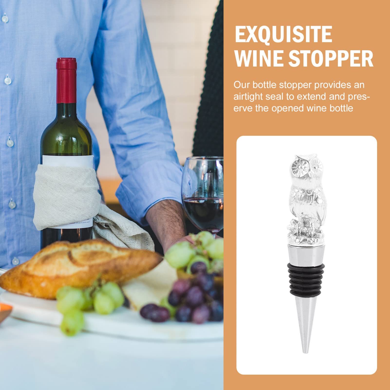 Easter Wine Spout Pourer - Leakproof Zinc Alloy Animal Wine Cork Sealer & Aerator - Perfect for Easter Parties, Wine Tasting, and Home Bar Accessories