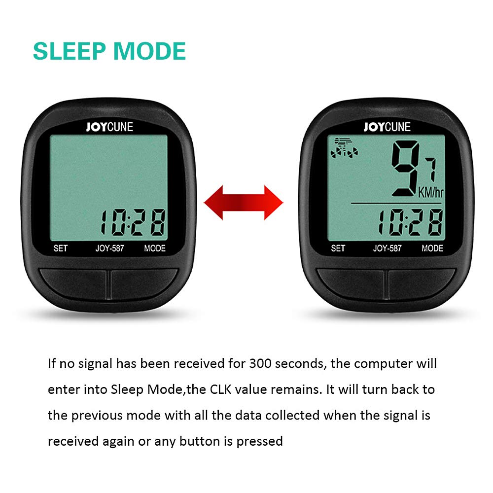 HUIOP Waterproof Wired Bike Computer with LED Display - Bicycle Speedometer & Stopwatch for Outdoor Cycling, Mountain Biking & Road Bikes | Accurate Speed Tracking for Fitness Training & Commuting