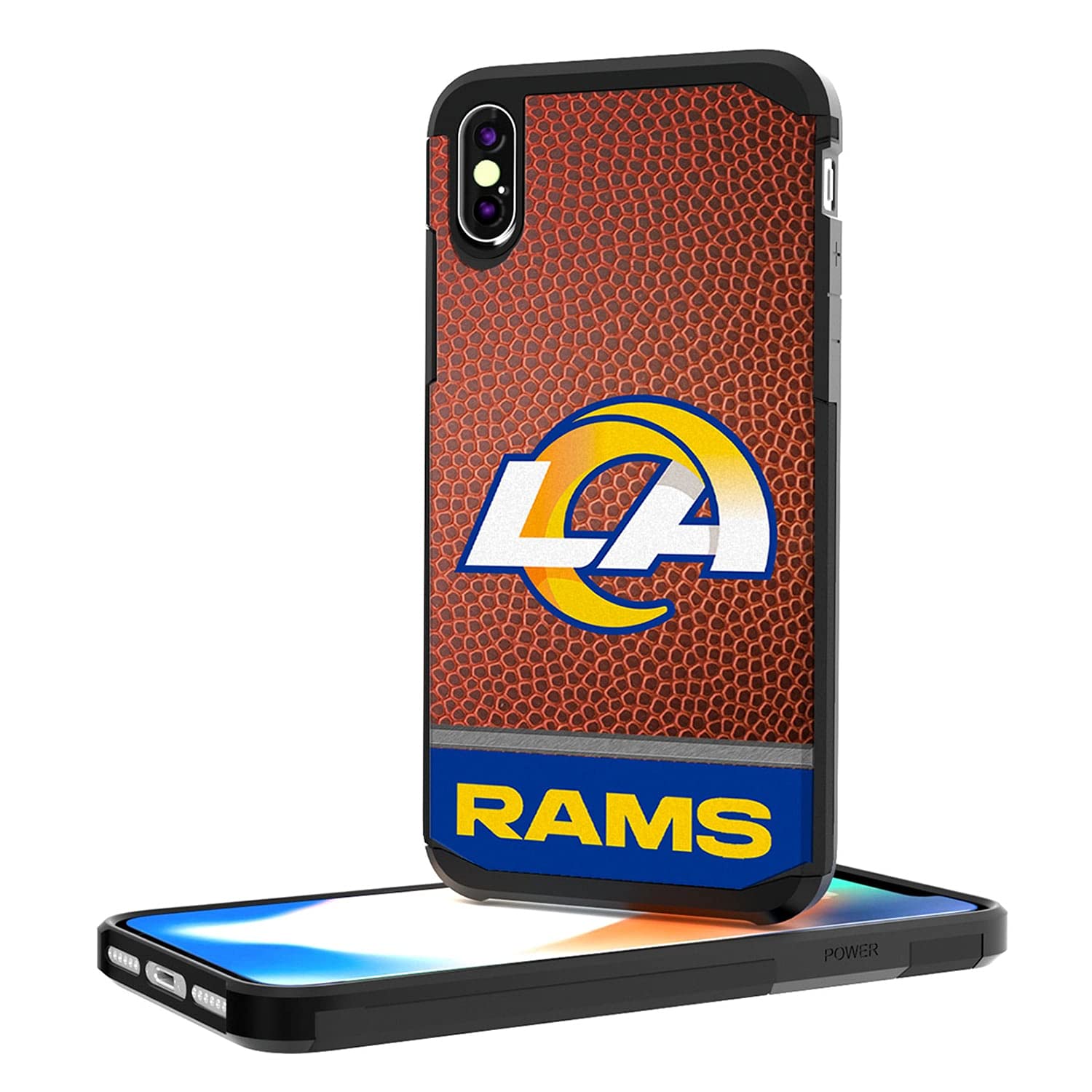 Los Angeles Rams iPhone Case - Rugged Wordmark Design for iPhone 12/13/14 Pro Max | Shockproof Protective Cover for Football Fans | Perfect for Game Day & Outdoor Activities