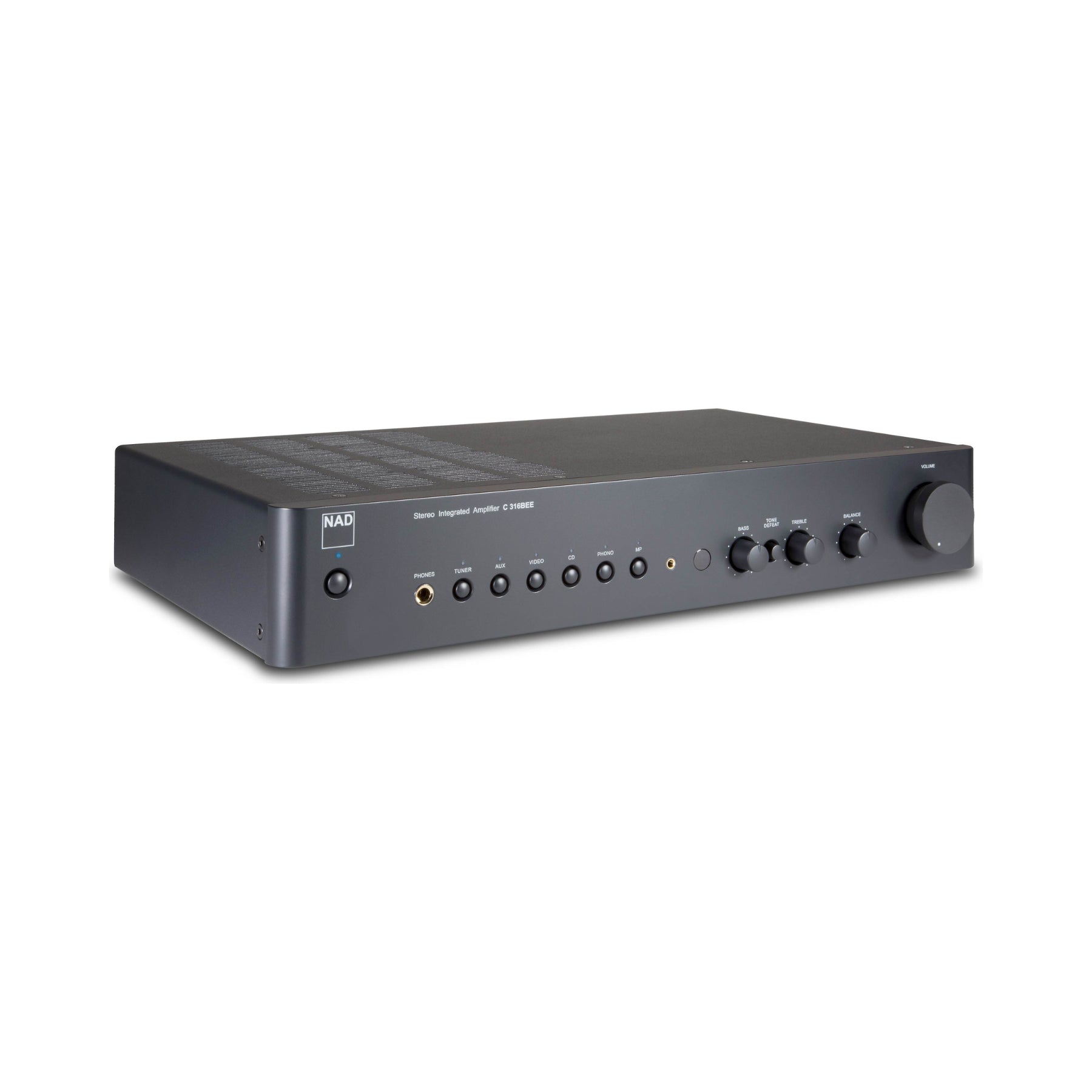 NAD C 316BEE V2 Stereo Integrated Amplifier - Hi-Fi Audio System for Home Theater & Music Listening (Open Box) | Perfect for Vinyl Records, Speakers & Audiophile Setups