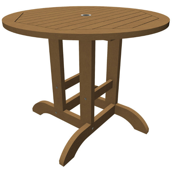 Sequoia Professional 36-Inch Round Bistro Table - Commercial Grade Height Adjustable Outdoor Dining Table for Restaurants, Cafes & Patios