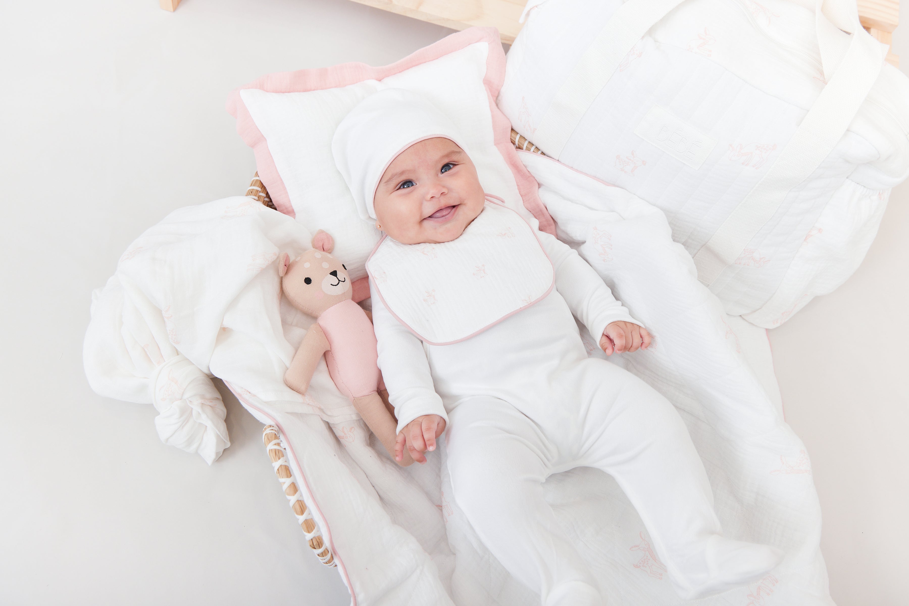 Kipp Baby Soft Fawn Pink Doll - Adorable Plush Toy for Kids, Perfect for Cuddling, Gifts, and Nursery Decor | Ideal for Birthdays, Baby Showers, and Playtime