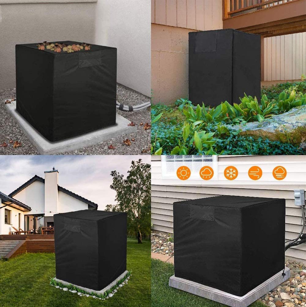 **Outdoor Air Conditioner Cover - Waterproof, Dustproof & Snowproof Protection for Square A/C Units - Durable Cover for Central Air Conditioners & Outdoor Furniture (Perfect for Winter & Harsh Weather)**