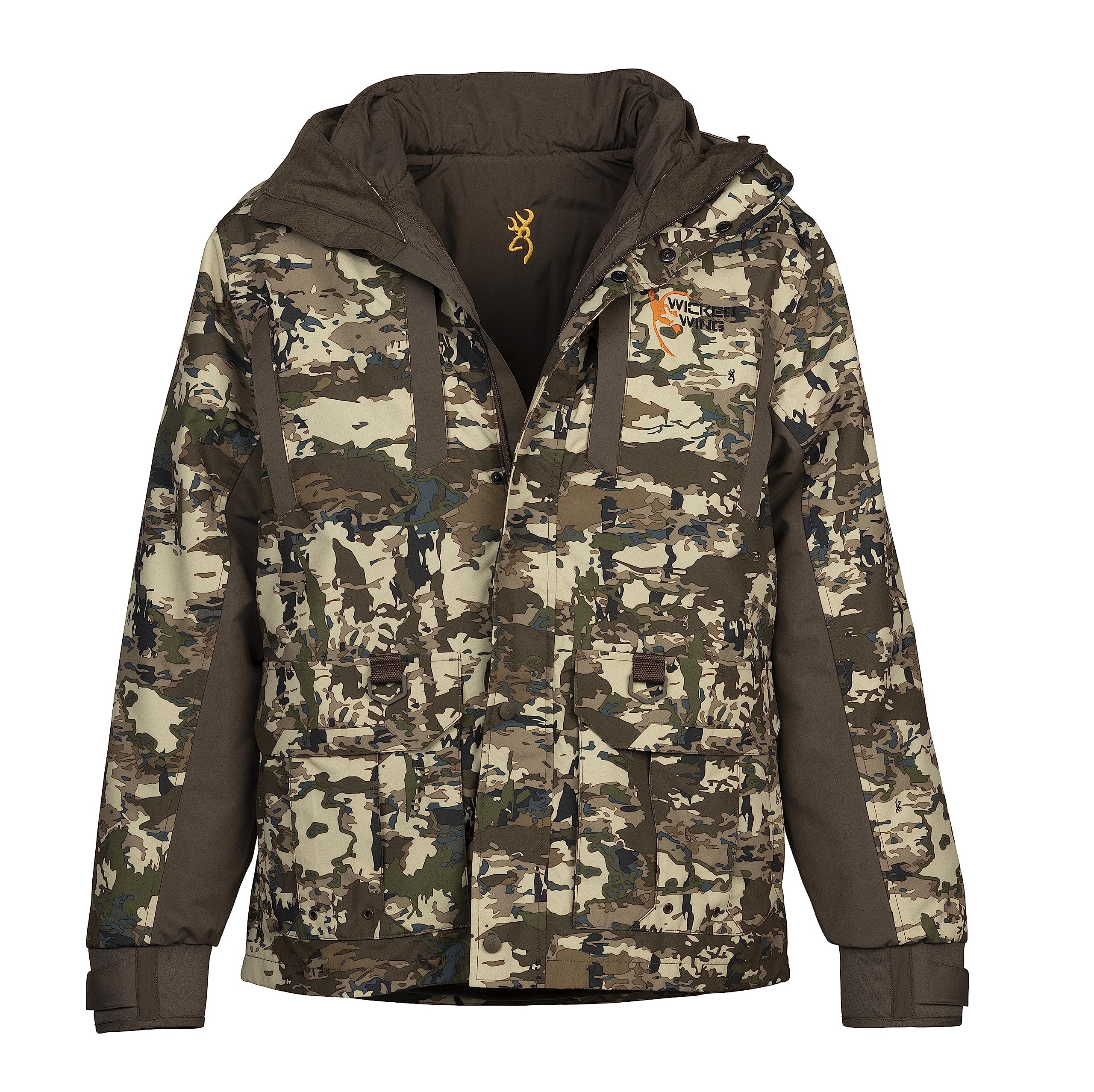 Browning Men's Heavyweight Winter Parka Jacket - Waterproof, Windproof, Insulated Cold Weather Coat for Outdoor Activities, Hunting & Hiking