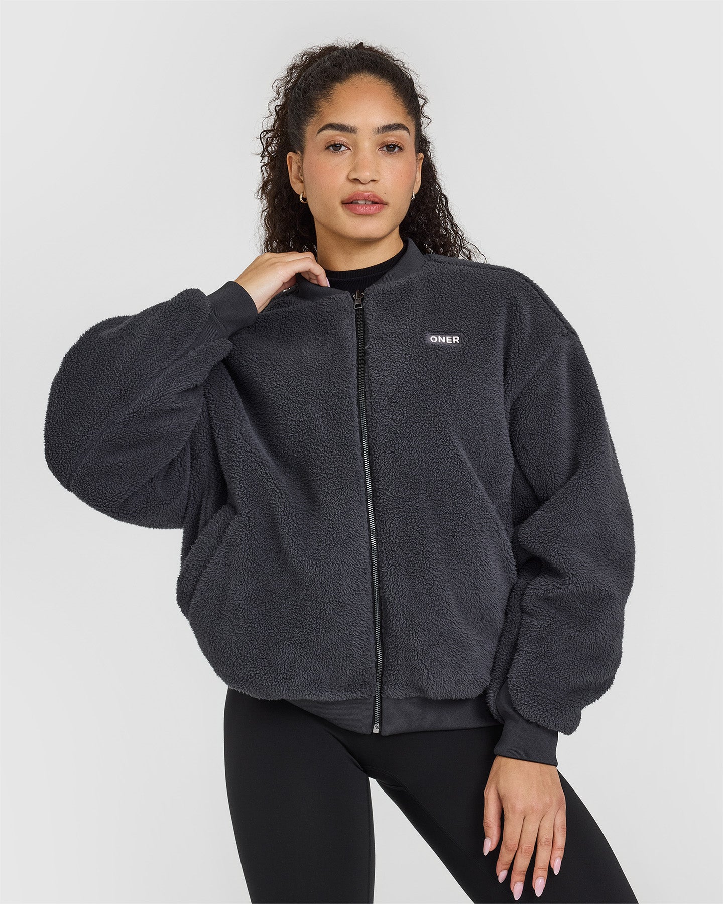 Reversible Bomber Jacket for Men & Women - Lightweight Waterproof Windbreaker with Zip Pockets | Black & Grey | Perfect for Outdoor Activities, Travel & Casual Wear