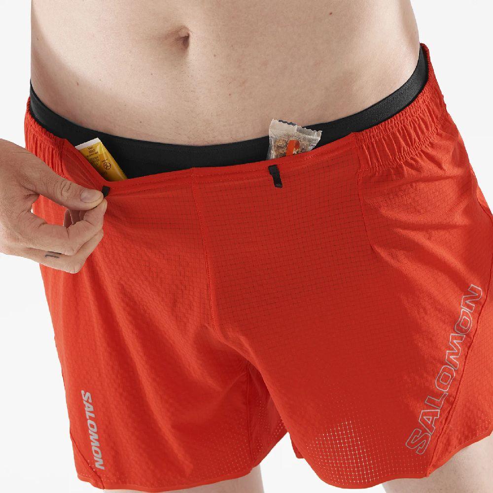 Salomon Men's Sense Aero 5 Running Shorts - Lightweight Quick-Dry Athletic Shorts for Trail Running & Outdoor Workouts