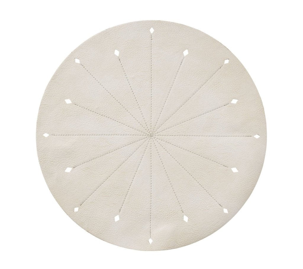 Gray & Beige Reversible Dart Placemats Set of 4 - Waterproof Table Mats for Dining Room, Kitchen, or Outdoor Picnic Use