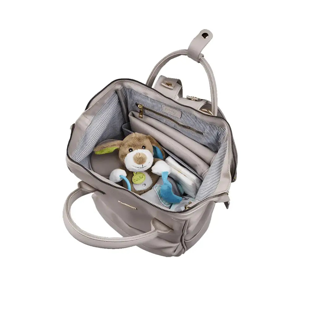 Bababing Mani Backpack Diaper Bag - Waterproof Multifunctional Travel Baby Bag with Insulated Bottle Pockets & Changing Pad - Perfect for Parents On-The-Go, Daycare, and Family Outings