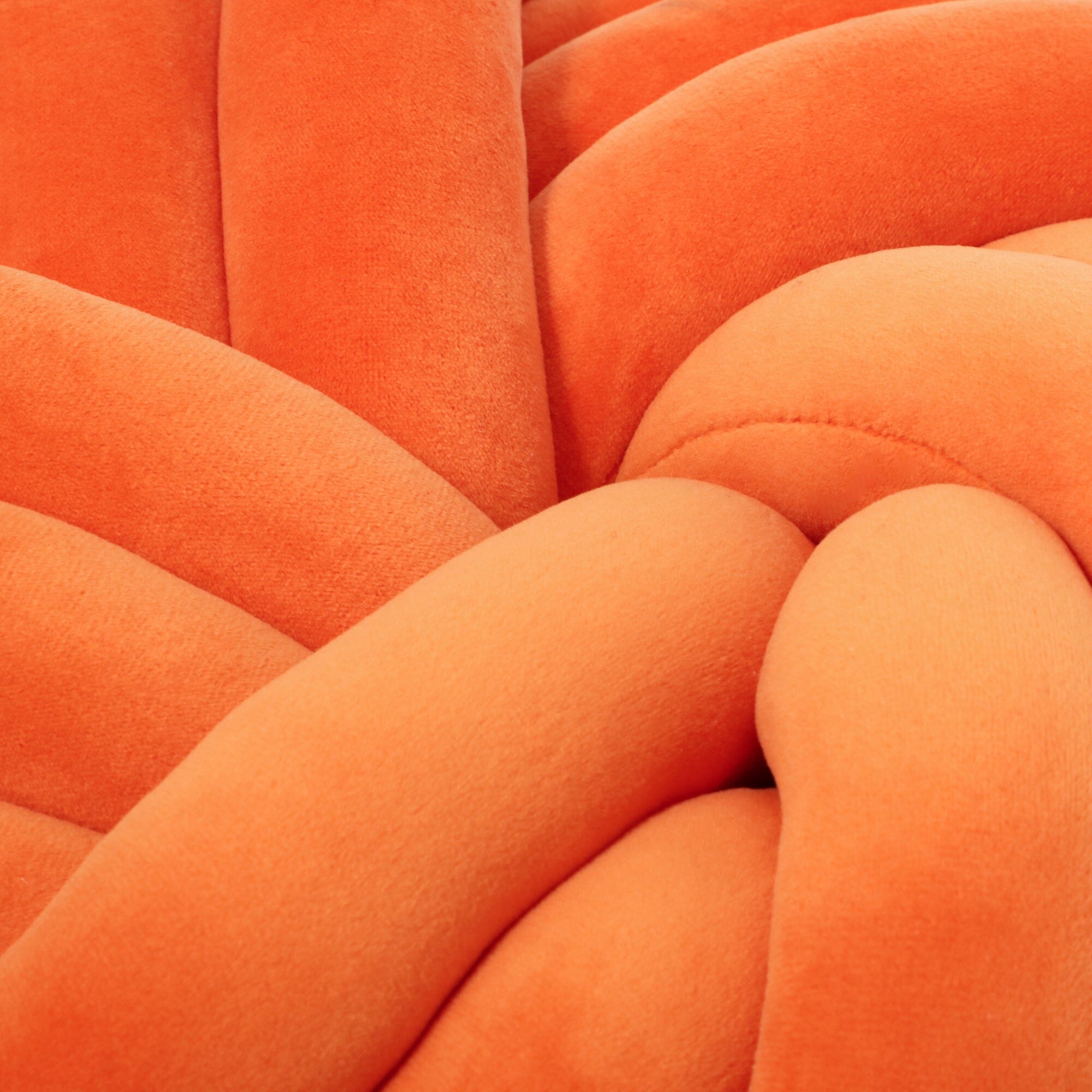 Orange Braided Hair Cushion for Twist Hairstyles - Comfortable & Stylish Hair Accessory for Everyday Wear & Special Occasions