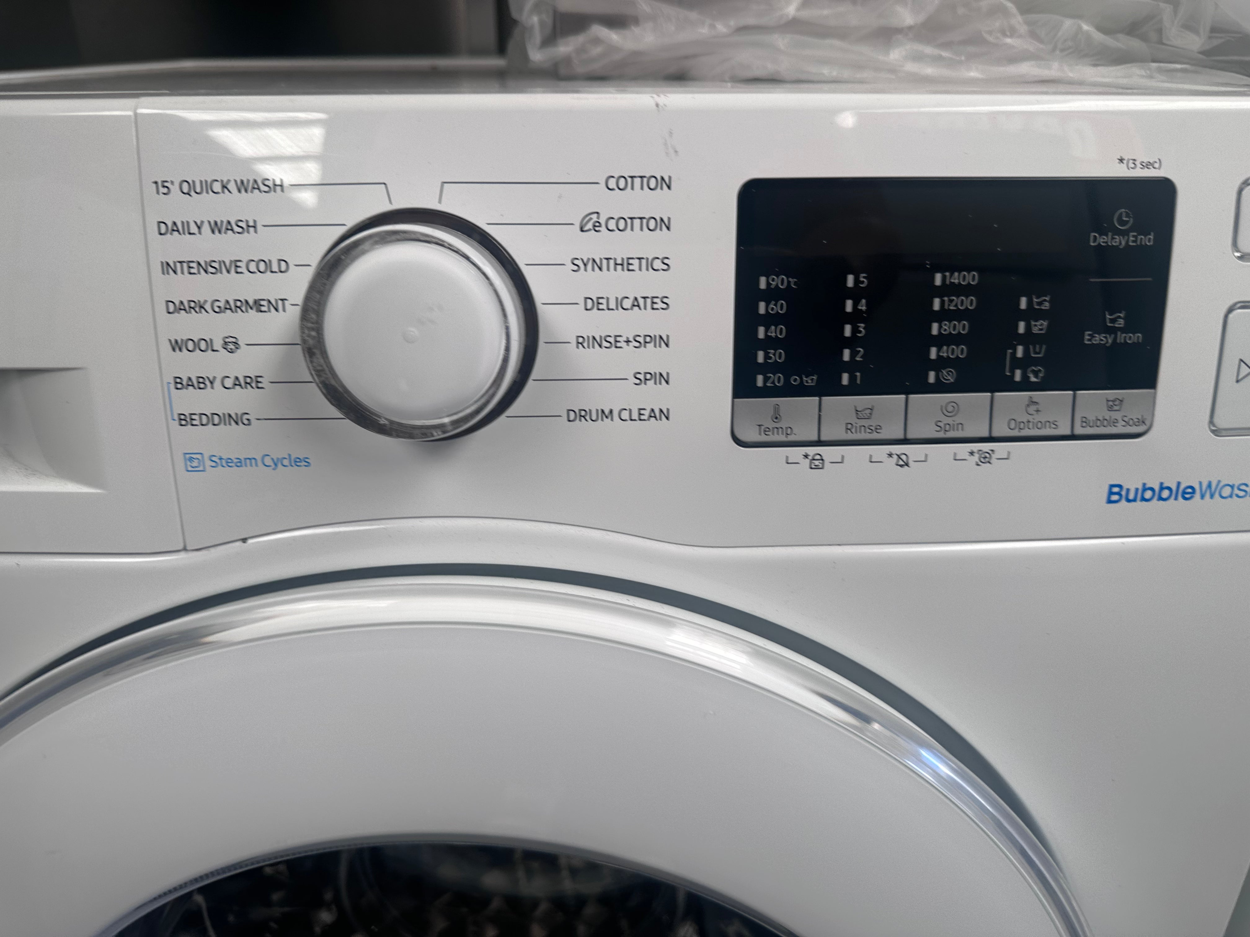 Refurbished Samsung 8.5kg BubbleWash Front Loading Washing Machine - Perfect for Apartments, Small Homes & Laundry Rooms