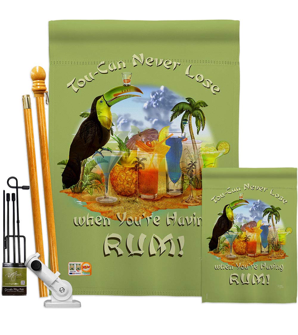 Sweet Life Humor Garden Flag Kit - Funny Quote Outdoor Yard Banner (28x40 Inches) | Positive Emotional Support Decorative Gift | Made in USA | Perfect for Patio, Lawn & Front Porch Decor