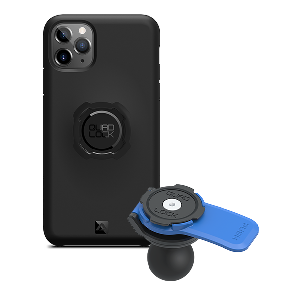 1 Ball Motorcycle Phone Mount Kit - Universal Adjustable Handlebar Holder for iPhone & Smartphones - Perfect for GPS Navigation & Hands-Free Riding