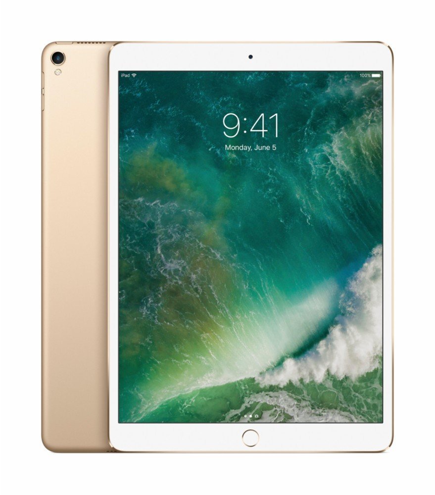 Apple iPad Pro 10.5-inch 256GB WiFi Gold (Renewed 2017 Model) - Premium Refurbished Tablet for Work, Study & Entertainment