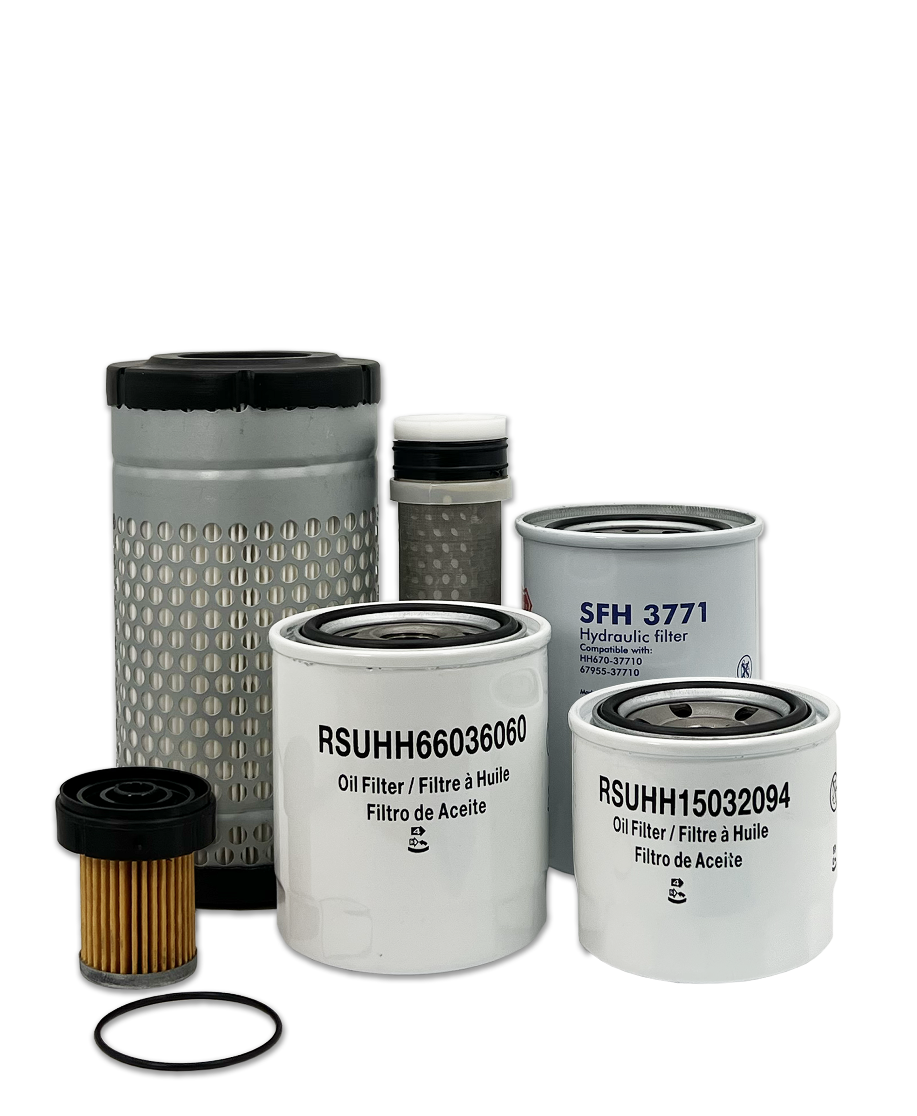 HERO® Maintenance Filter Kit for Kubota B2301HSD Tractor - Air, Oil & Fuel Filters Replacement - Perfect for Farm Equipment Maintenance & Tractor Upkeep