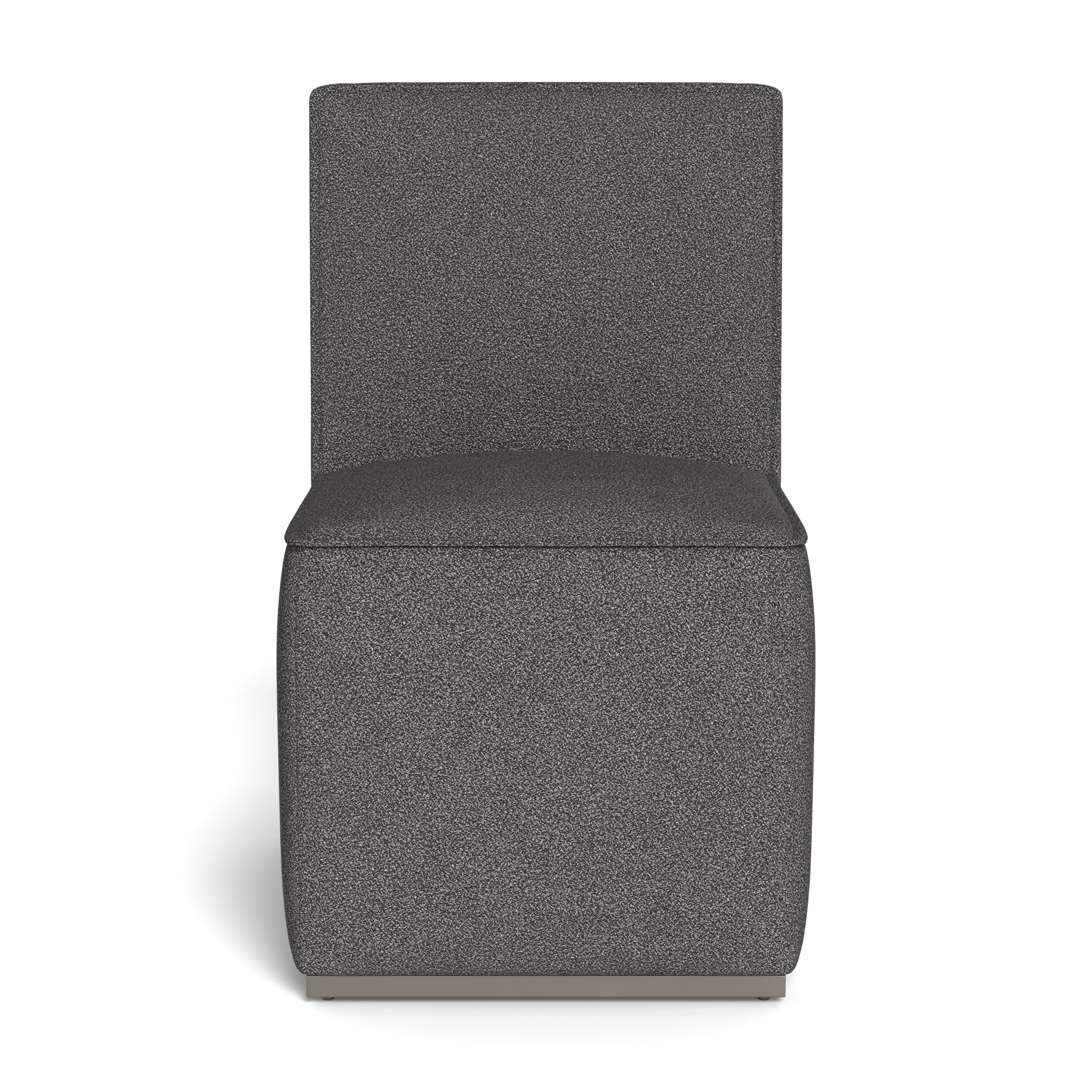 Santorini Outdoor Armless Dining Chair - Weather-Resistant Patio Furniture for Garden, Poolside, and Backyard Dining