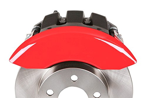 High-Performance MGP Brake Caliper Covers for 2002-2005 Chevrolet Trailblazer & SSR - Front & Rear Set in Vibrant Red - Upgrade Your Ride's Style & Protection