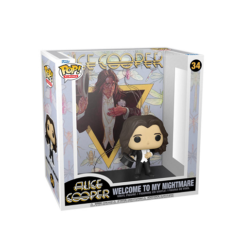 Funko Pop! ALBUMS: Welcome to My Nightmare #34 - Collectible Vinyl Figure - Perfect for Horror Fans & Music Lovers - Display on Shelves, Desks, or in Collections