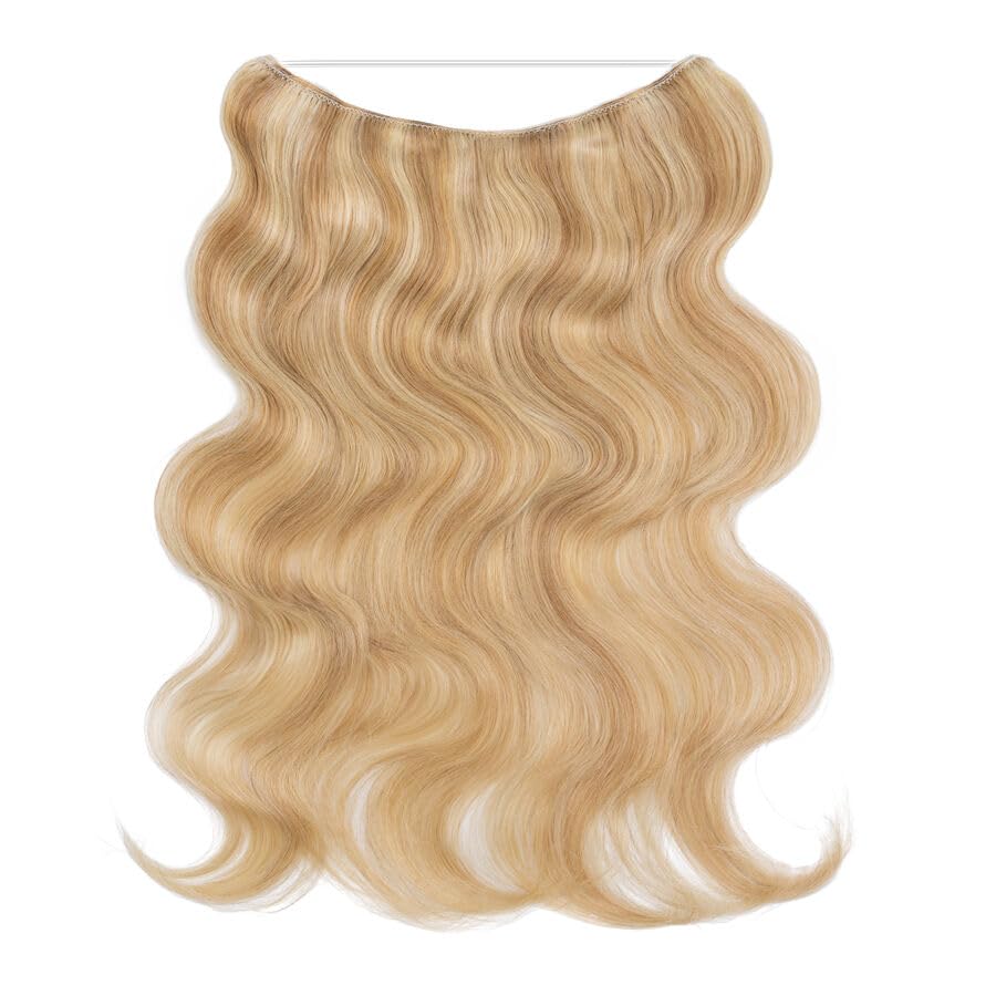Wavy-#18P613 Ash Blonde Mixed Bleach Blonde