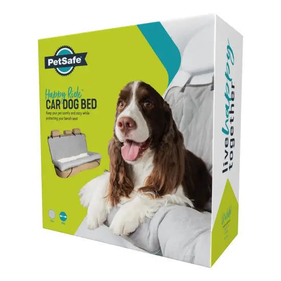 Happy Ride® Dog Car Seat Cover - Full Coverage Protection for Safe and Comfortable Travel - Perfect for Road Trips, Daily Commutes, and Pet Adventures