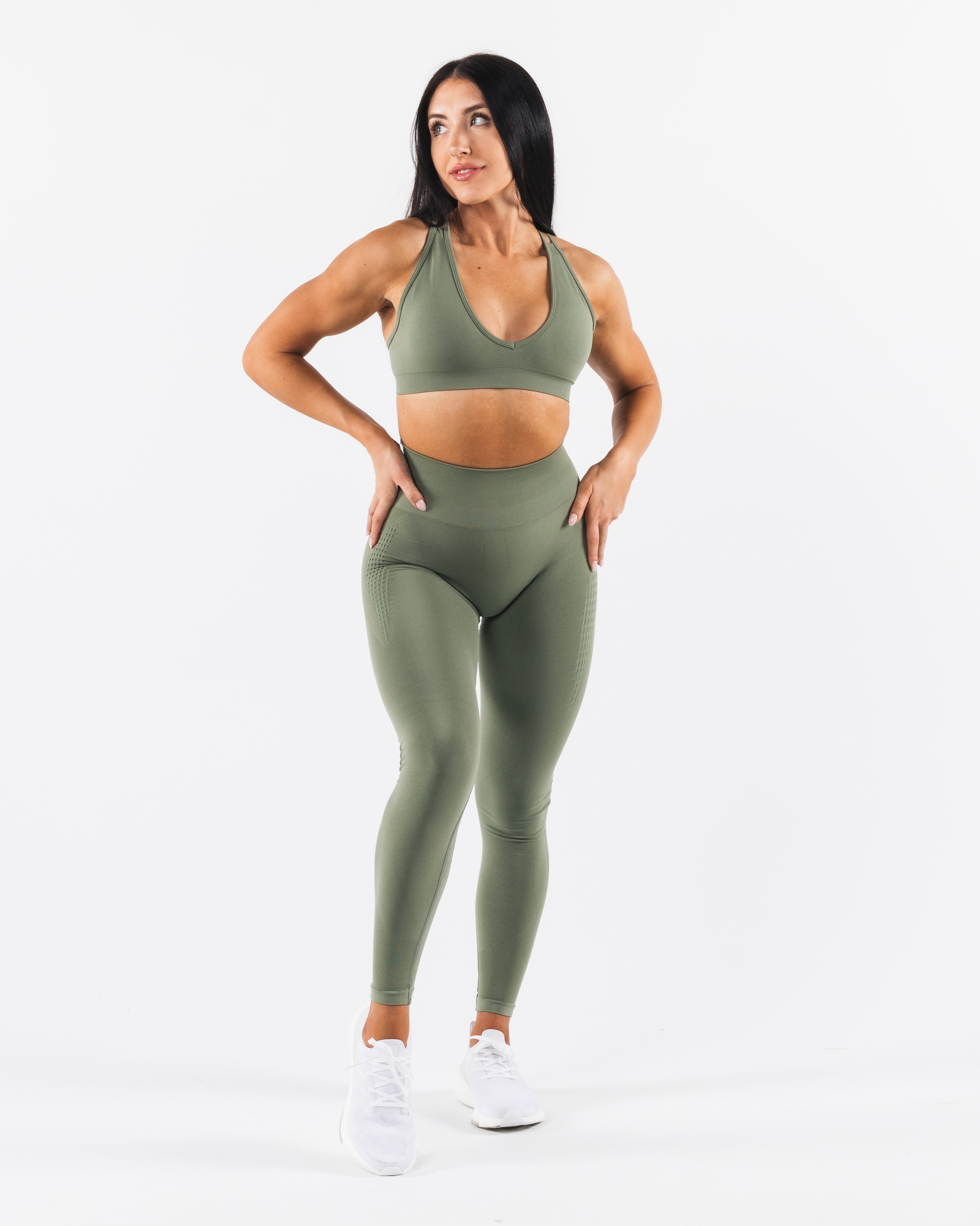 Amplify Deep V Push Up Bra - Sexy Lace Underwire Bra in Noble Green for Women | Perfect for Date Nights & Special Occasions